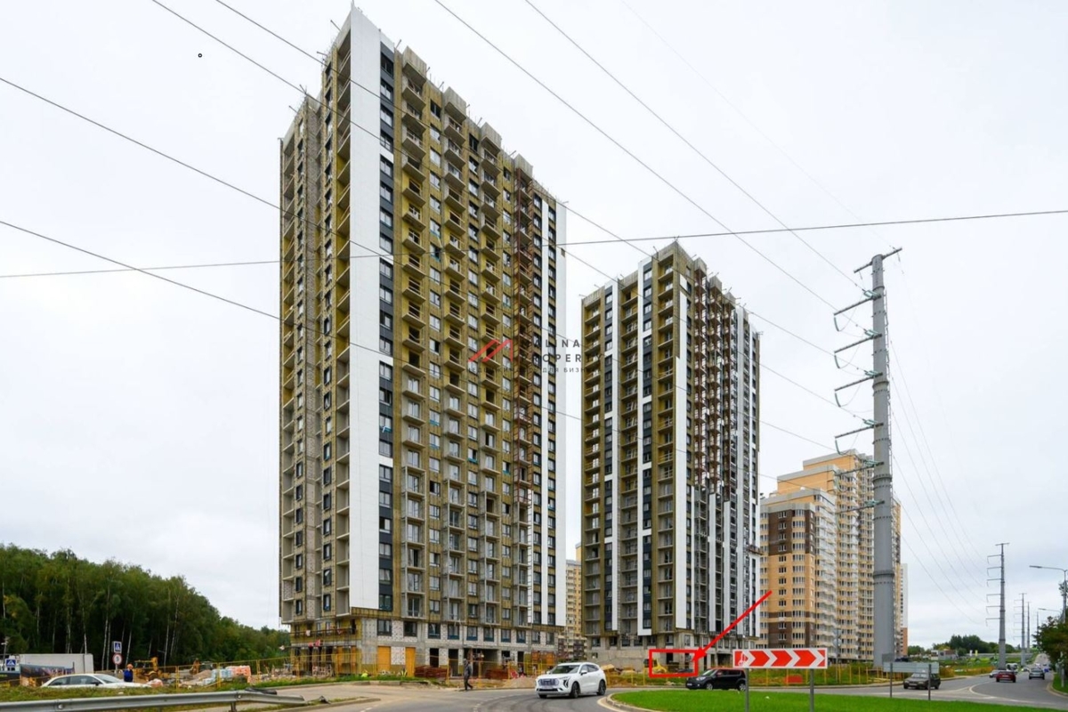 Аренда торгового помещения в ЖК "Одинбург"