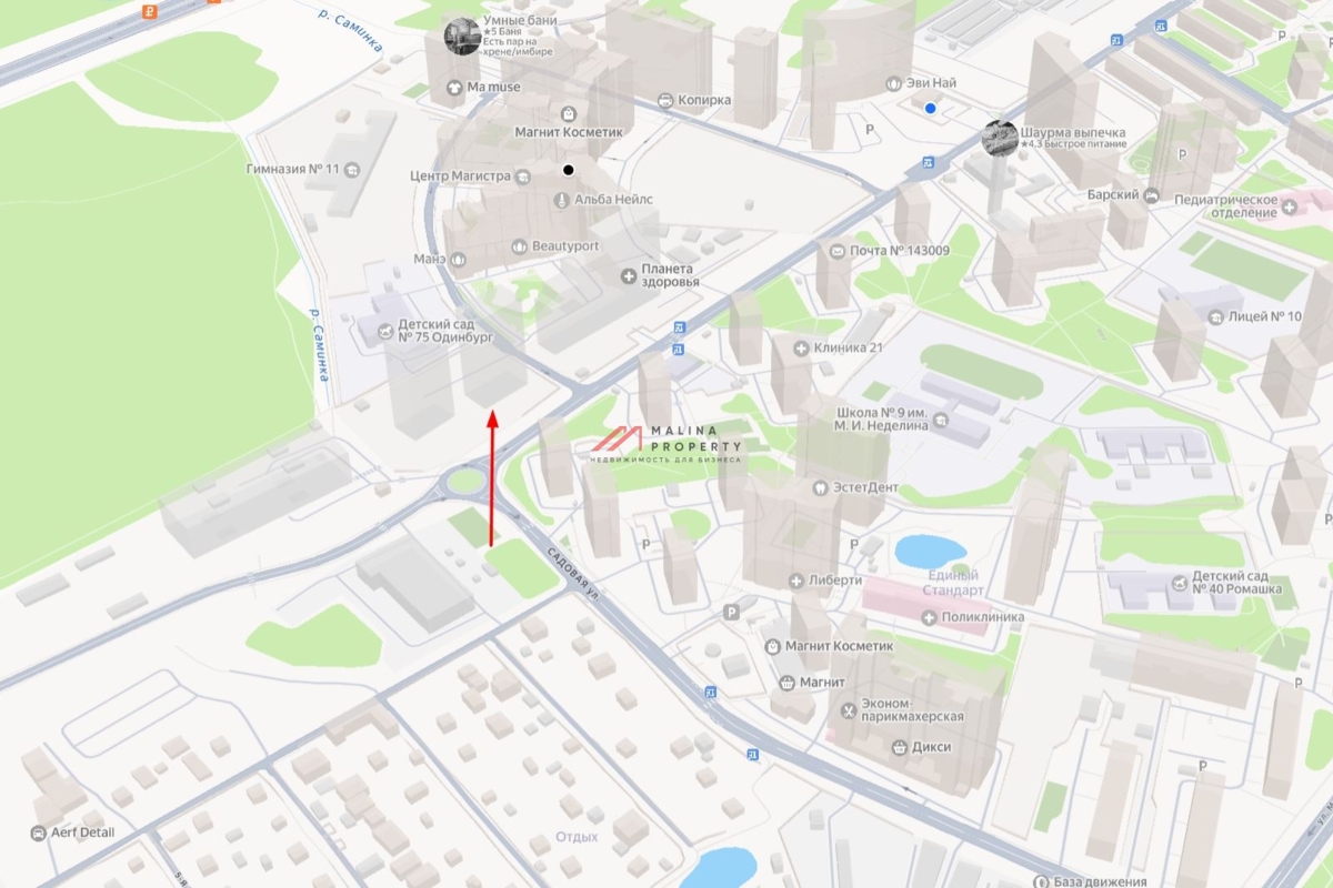 Аренда торгового помещения в ЖК "Одинбург"