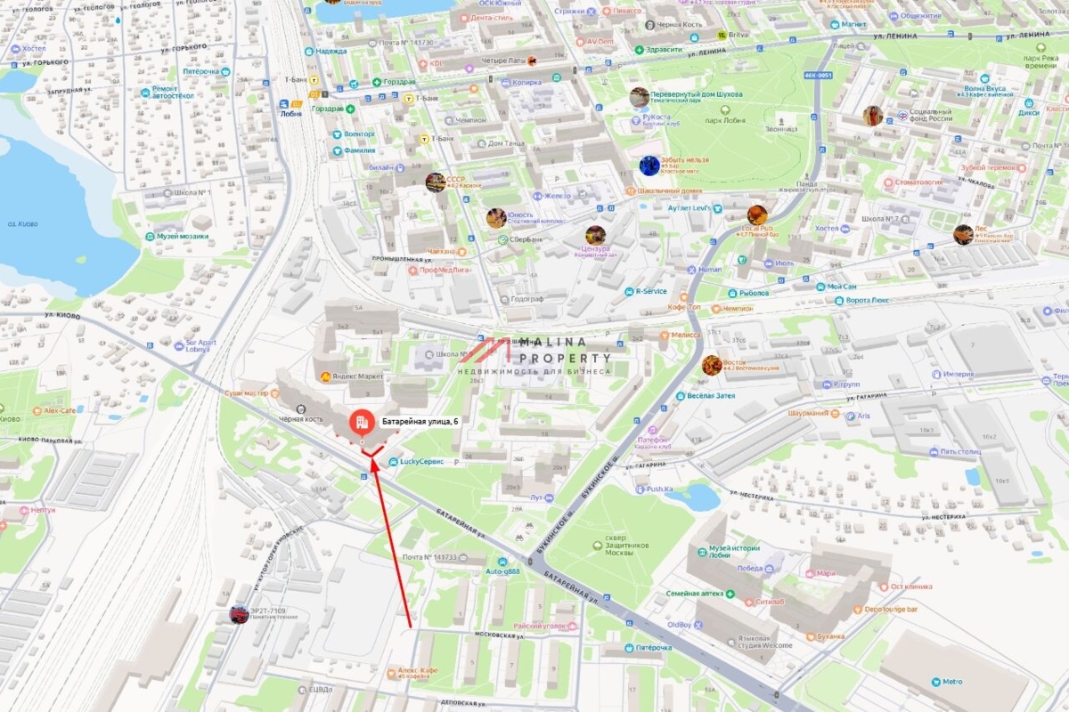 Продажа встроенного здания с арендаторами в г. Лобня