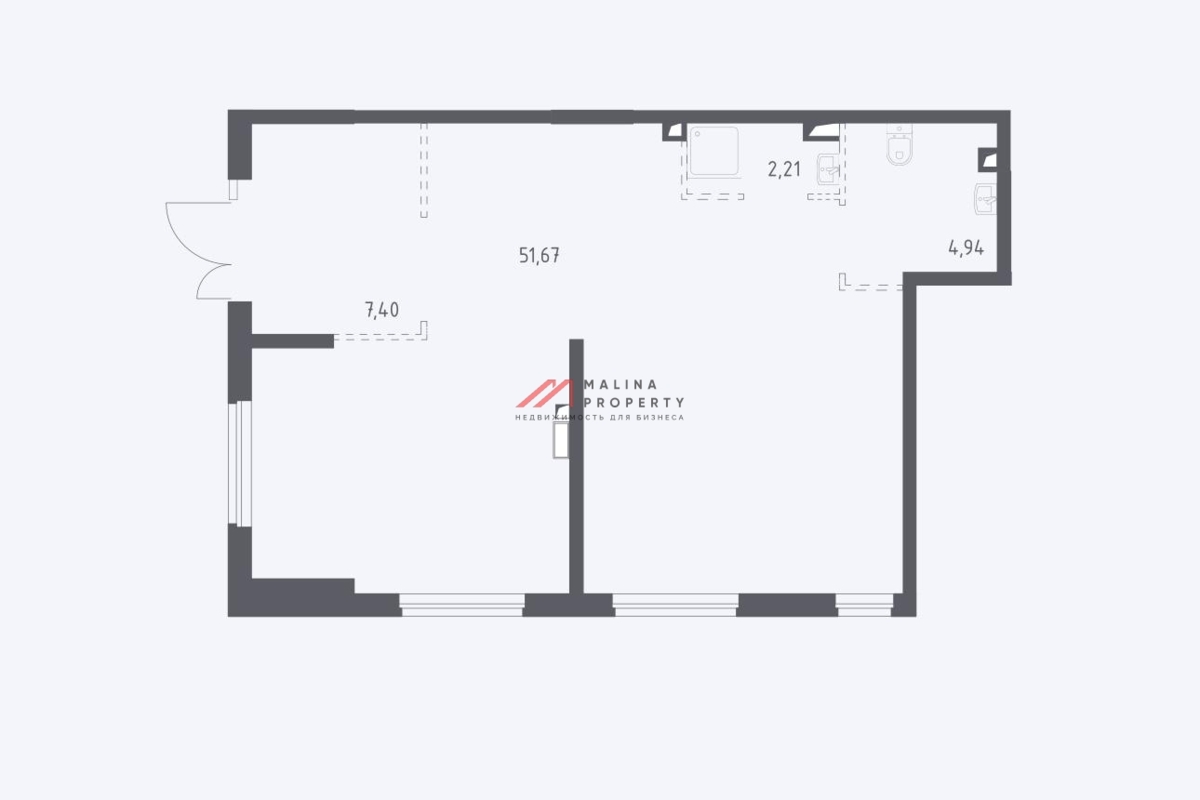 Аренда торгового помещения в ЖК "Остафьево" 