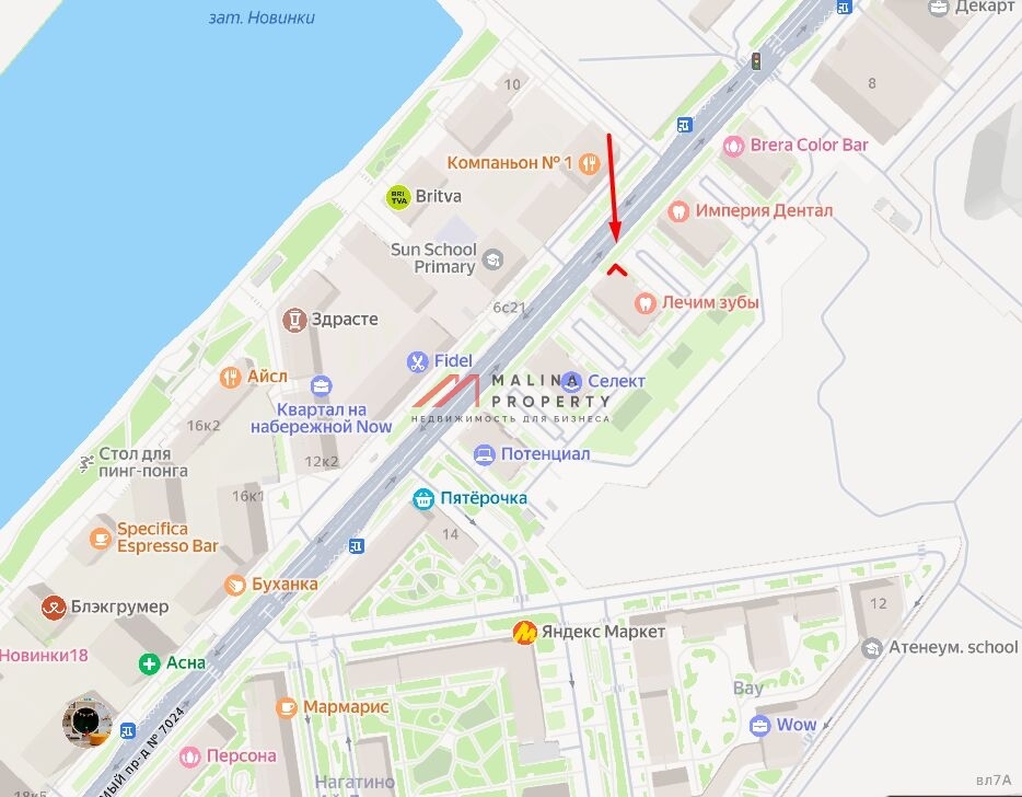 Аренда помещения в жилом комплексе Техно парк