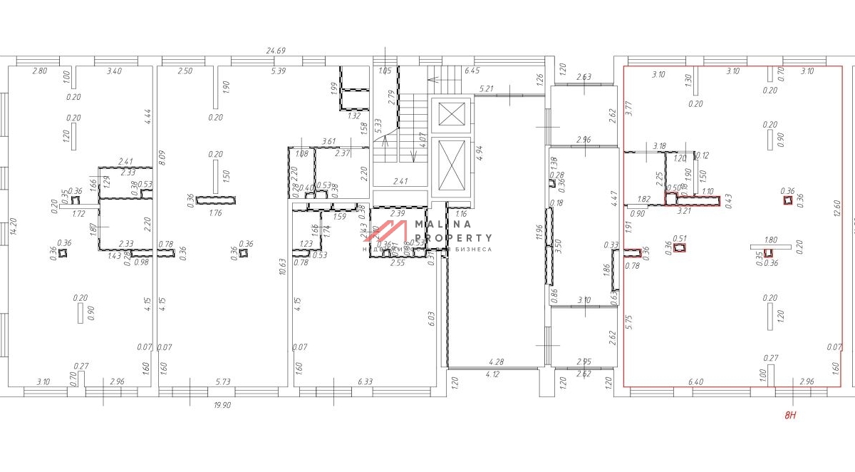 Продажа помещения с магазином Винлаб в ЖК "Остафьево" 