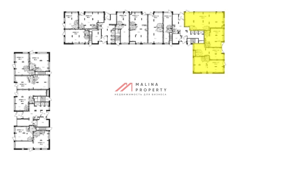 Продажа помещения под супермаркет в ЖК "1-й Донской" 