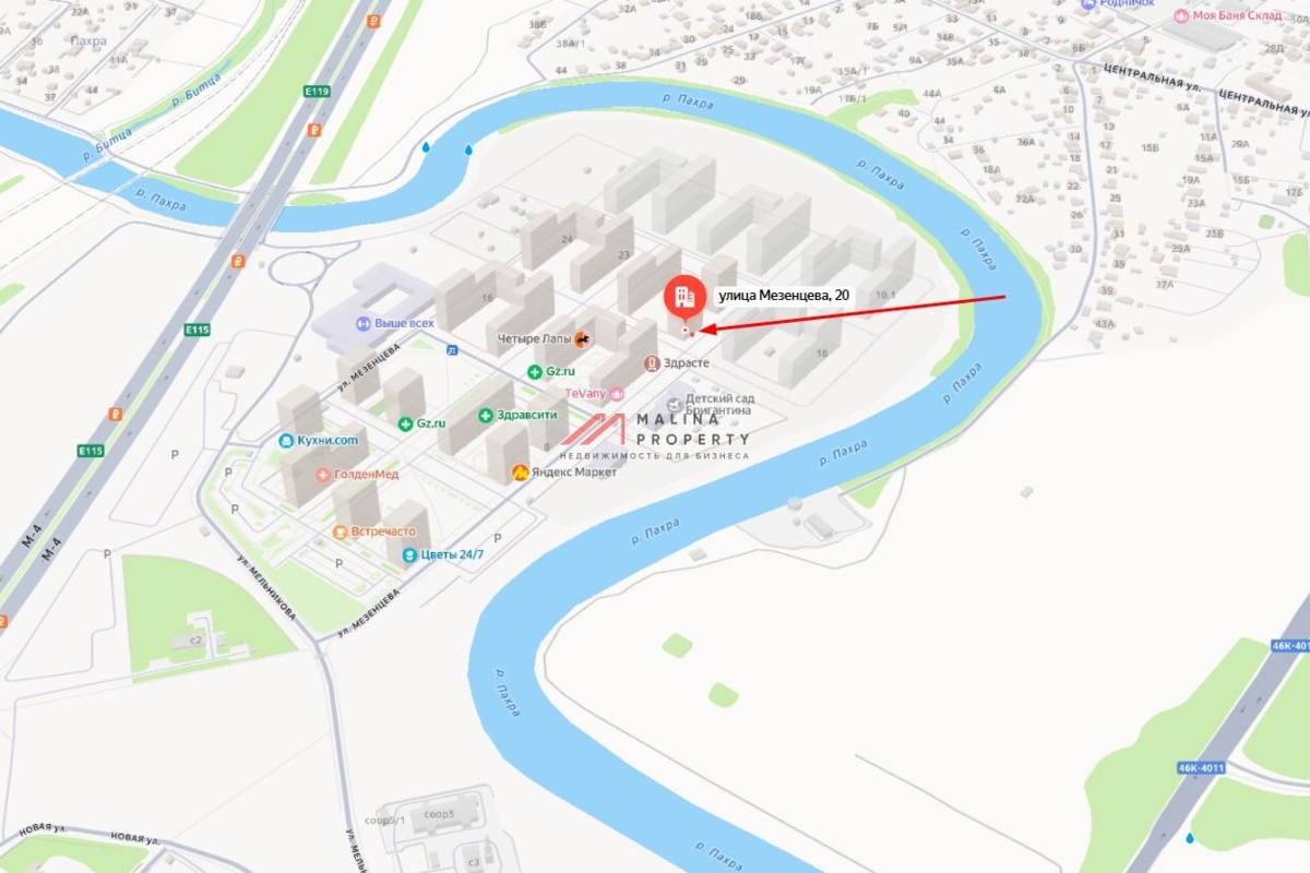 Продажа помещения с арендатором "Ozon" в ЖК Прибрежный Парк