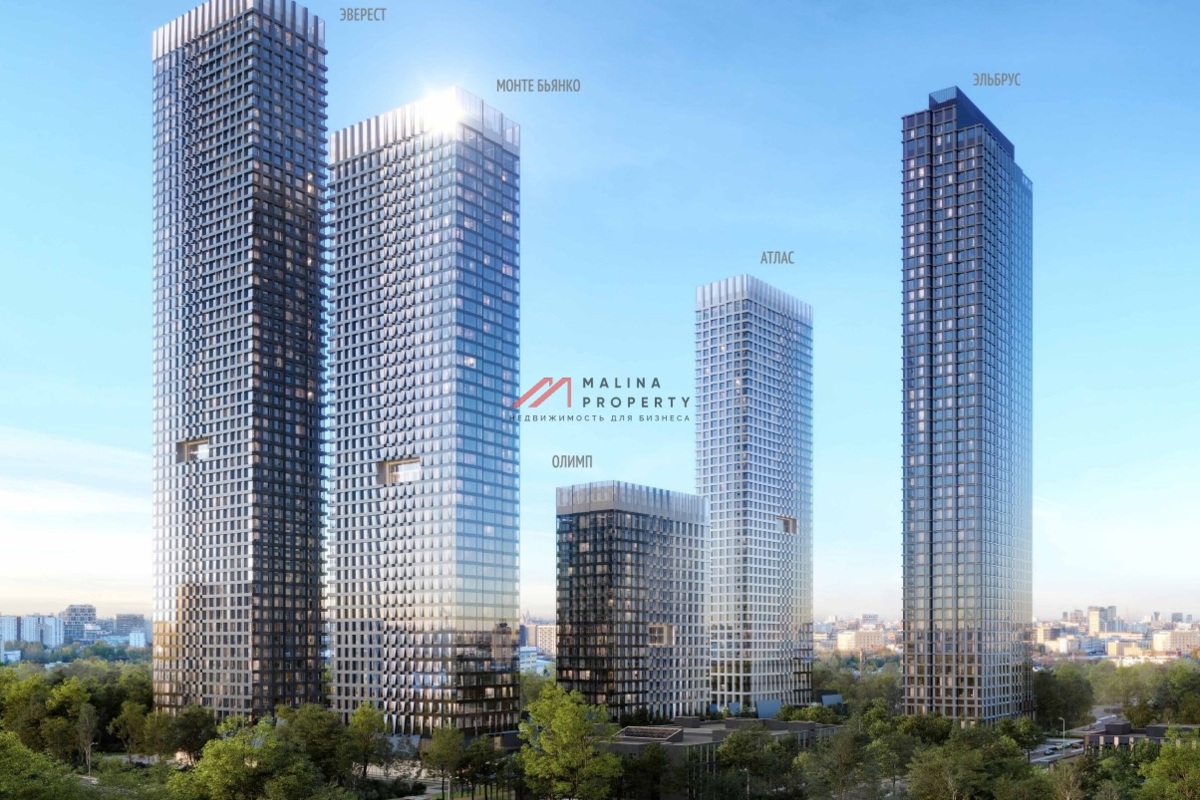 Продажа торгового помещения в ЖК "Upside Towers" 