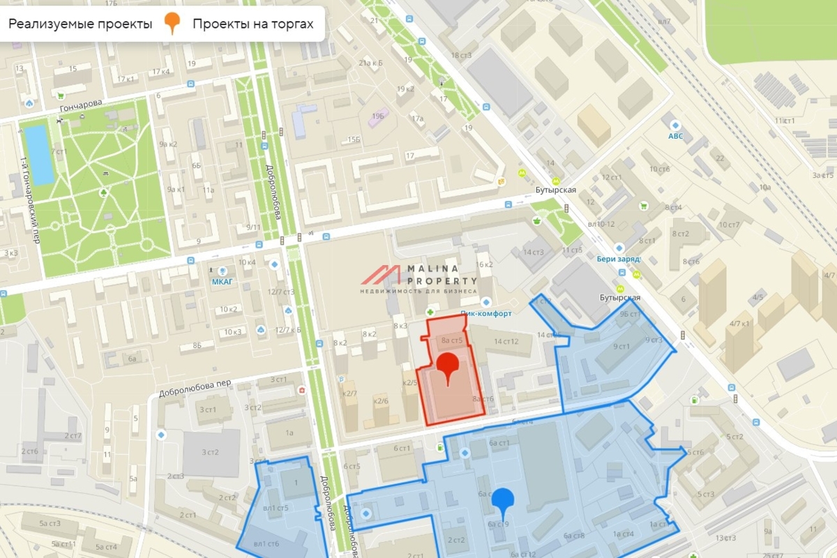 Продажа торгового помещения в ЖК "Upside Towers" 