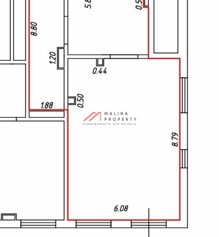 Аренда помещения с ремонтом в ЖК Бунинские луга
