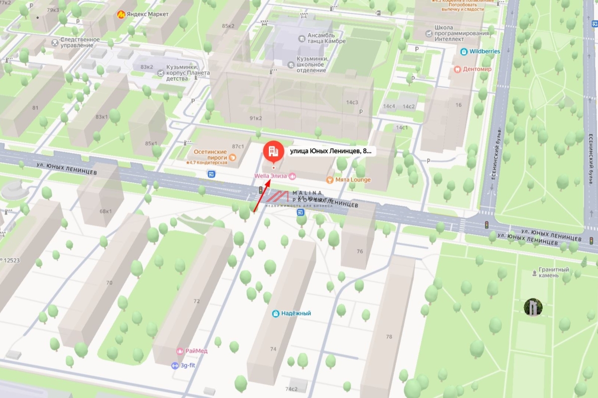 Продажа торгового здания с арендаторами в районе м. Волжская