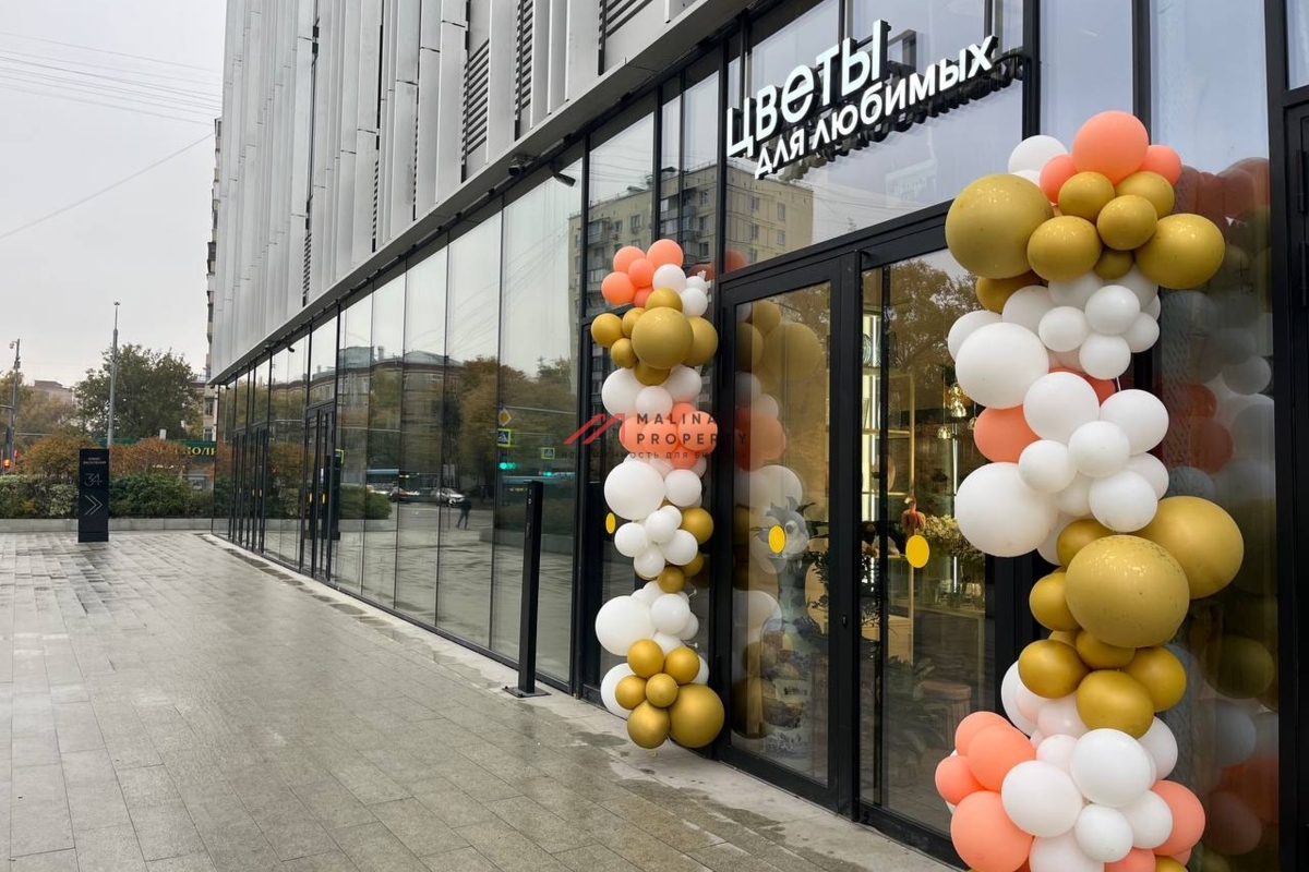 Продажа помещения с арендатором цветы в ЖК "Symphony34" 