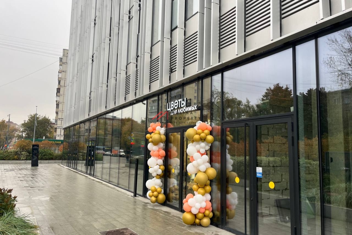 Продажа помещения с арендатором цветы в ЖК "Symphony34" 