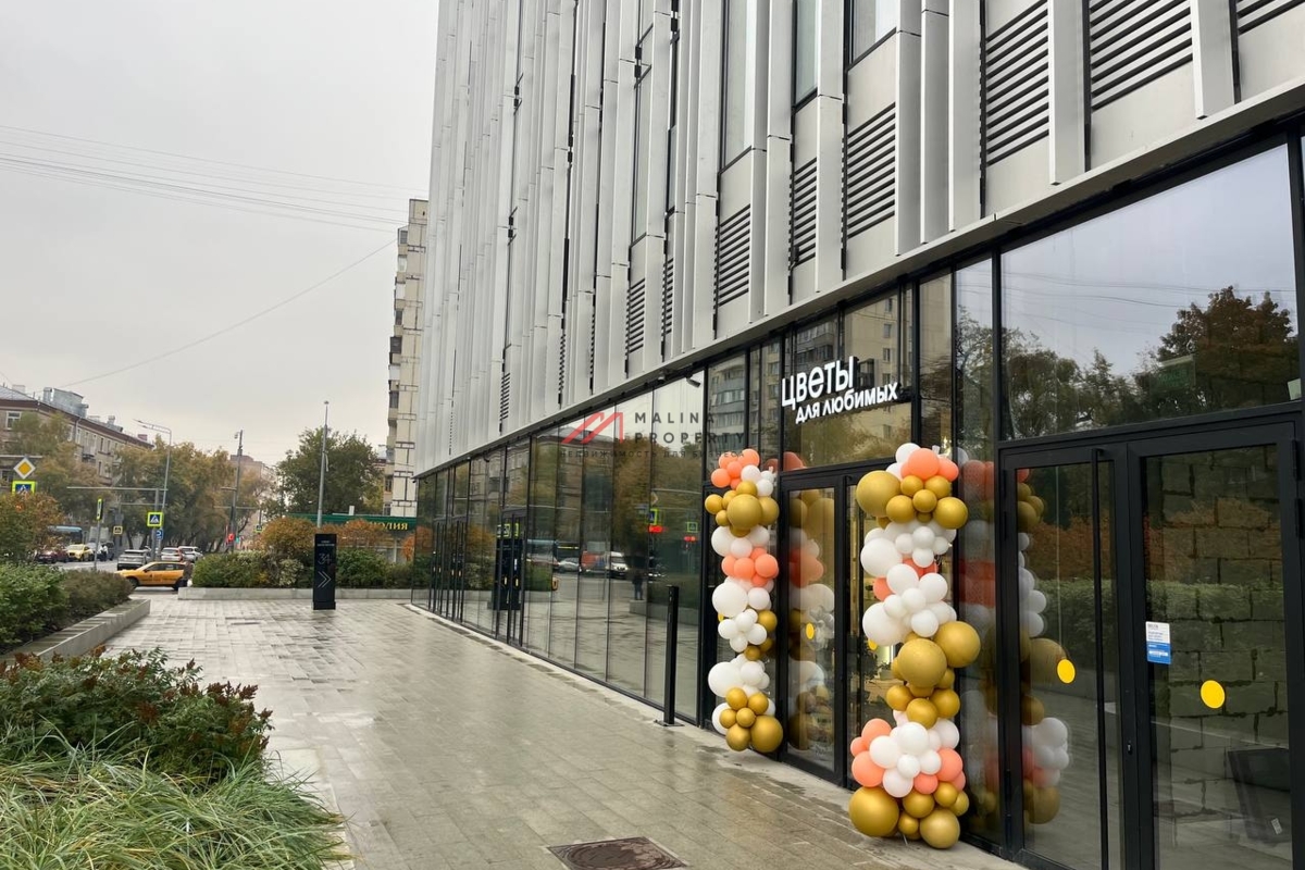 Продажа помещения с арендатором цветы в ЖК "Symphony34" 