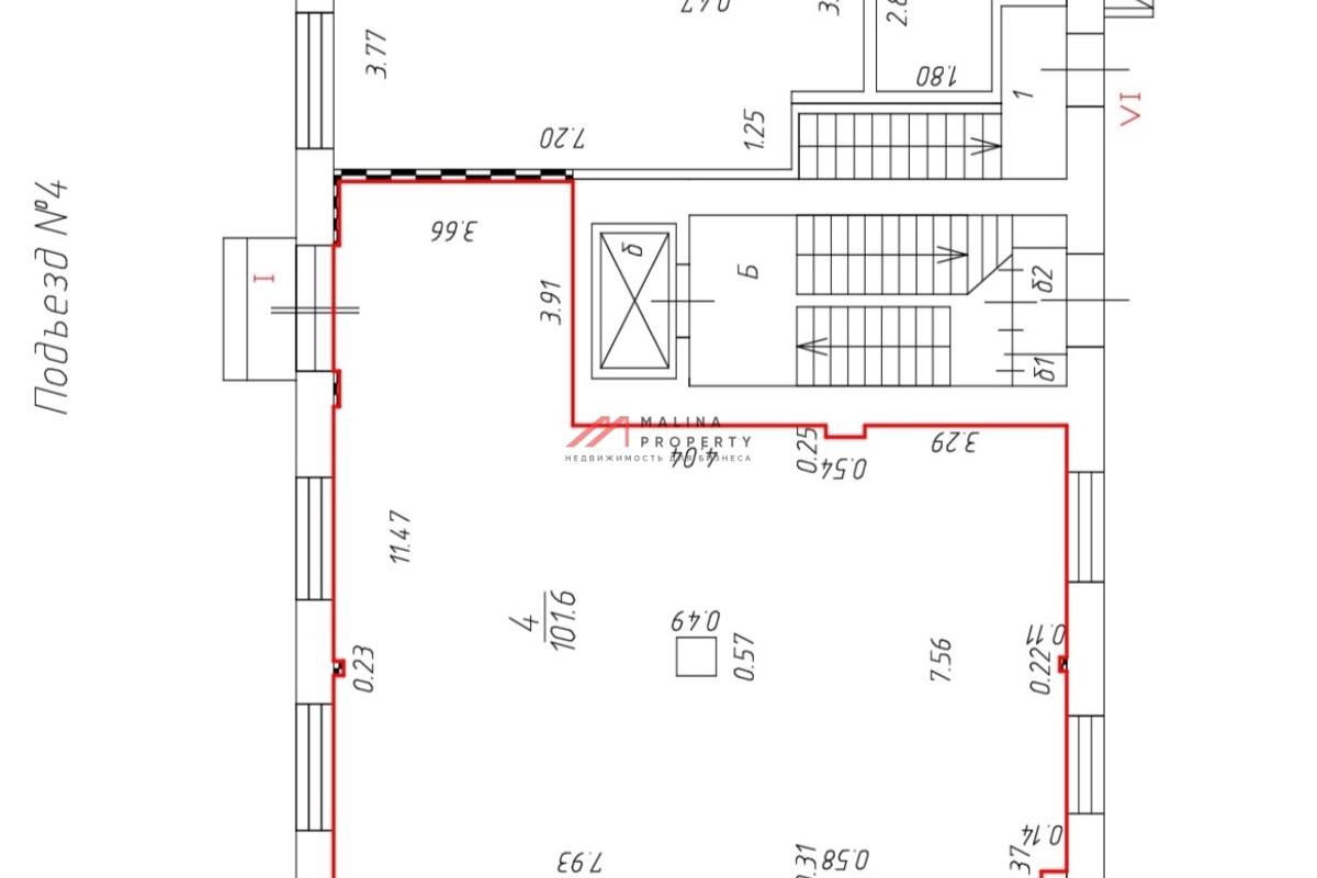 Продажа  помещения с арендатором "Винлаб" на Велозаводской