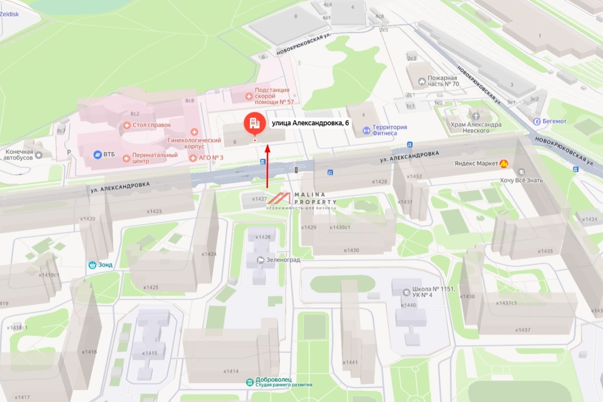 Аренда коммерческого помещения в г. Зеленоград