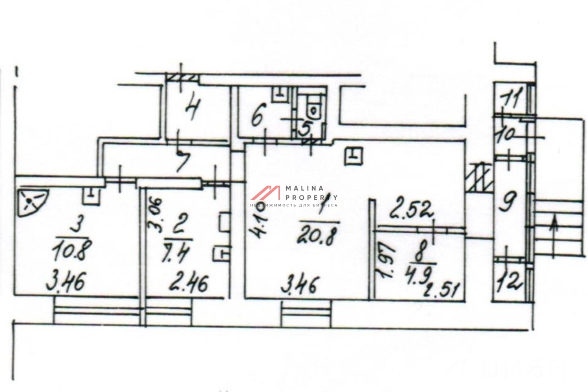 Продажа коммерческого помещения у метро Зюзино