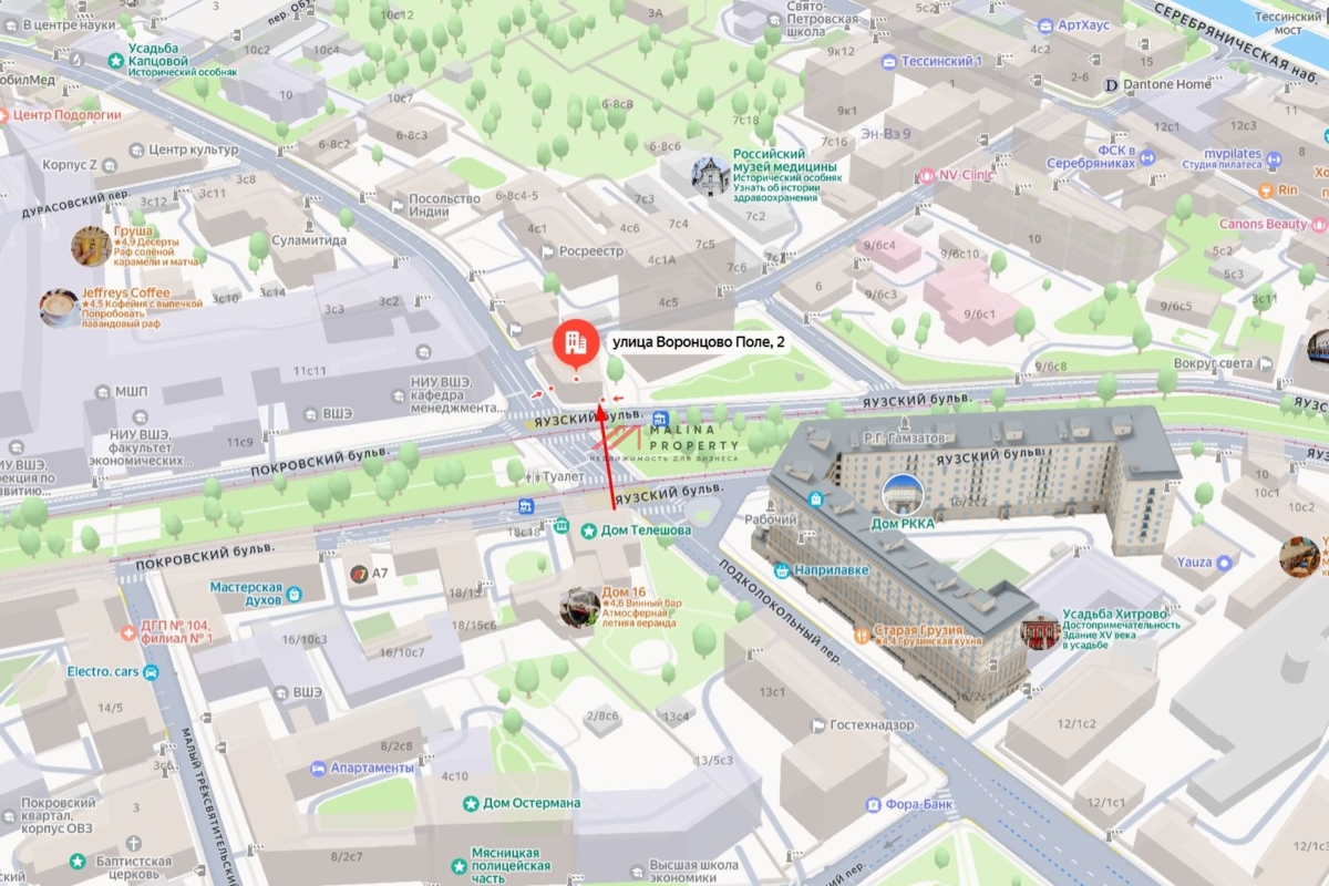 Аренда торгового помещения у метро Китай-город