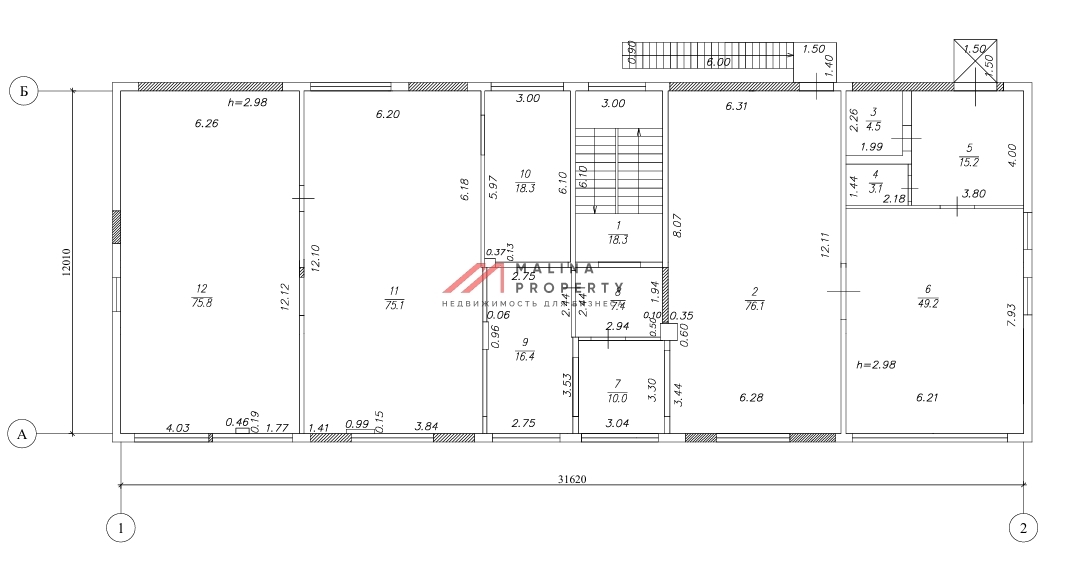 Торговое здание с якорным арендатором Чижик в Чеховском районе