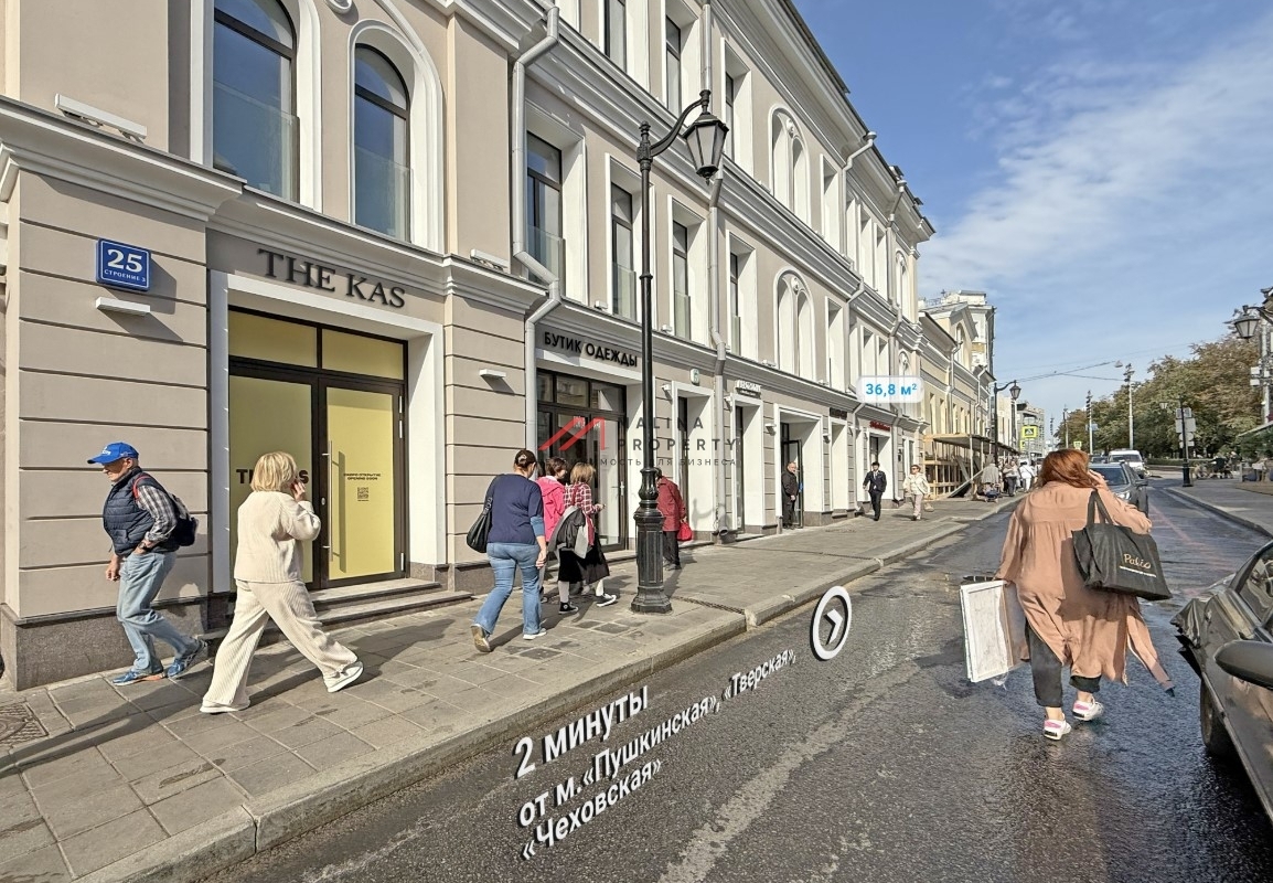 Продажа помещения с арендатором на Большой Бронной 