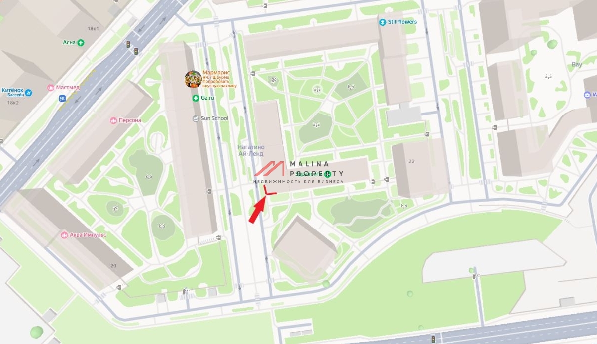 Продажа помещения с аптекой Здравсити в ЖК "Nagatino i-Land"