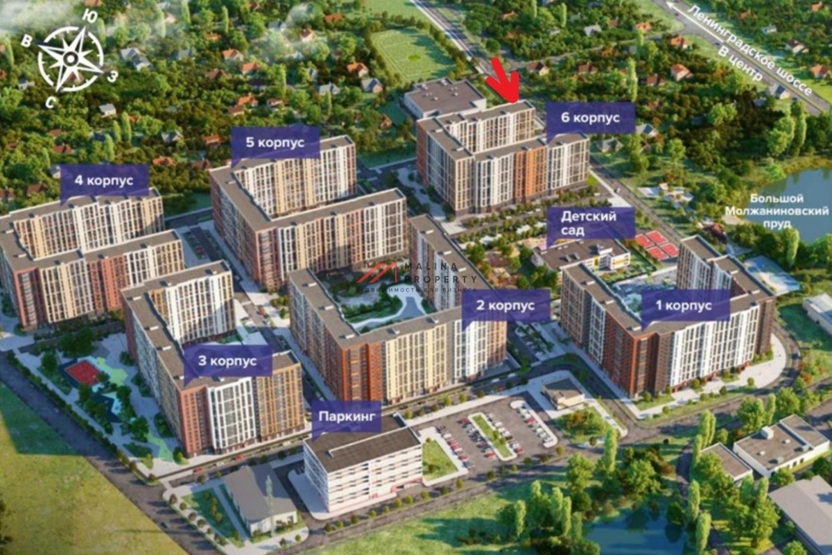 Аренда торгового помещения в ЖК "Первый Ленинградский"