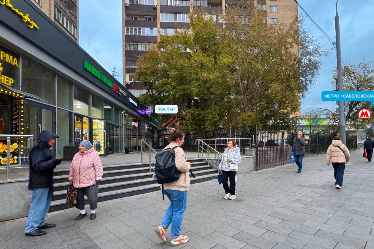 Продажа помещения с арендатором рядом с метро Савёловская 