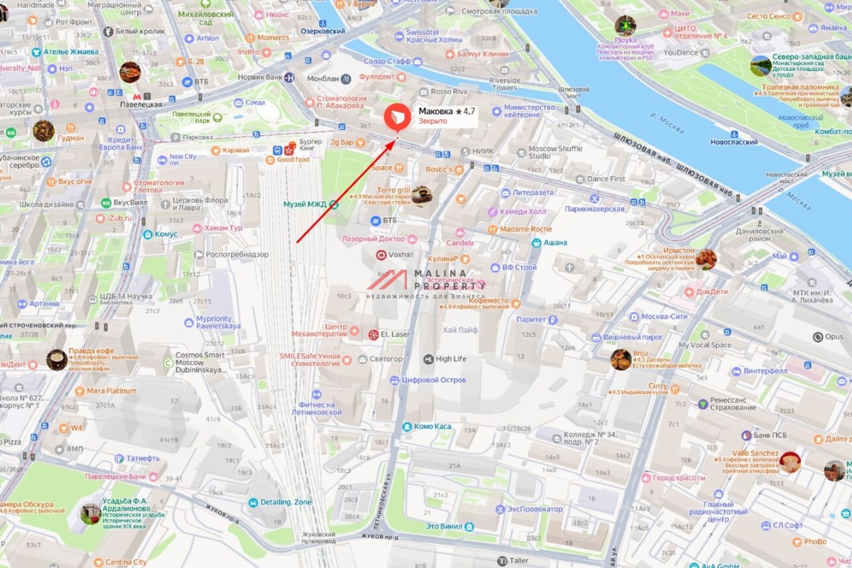 Аренда торгового помещения на Кожевнической улице