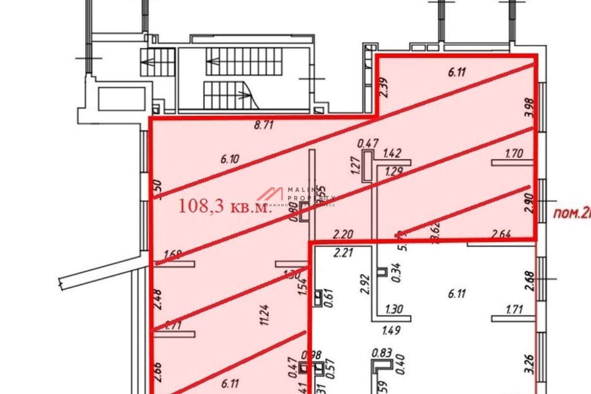 Аренда торгового помещения в ЖК "Никольские луга" 