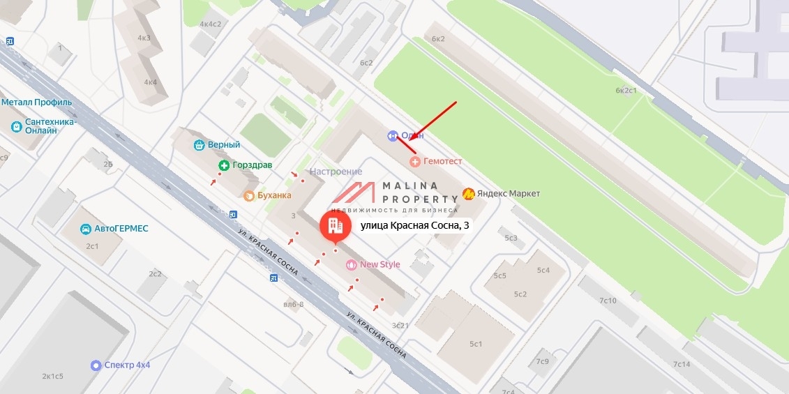 Продажа торгового помещения в  ЖК "Настроение"