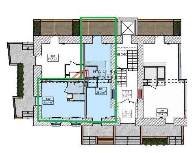Продажа торгового помещения с арендатором