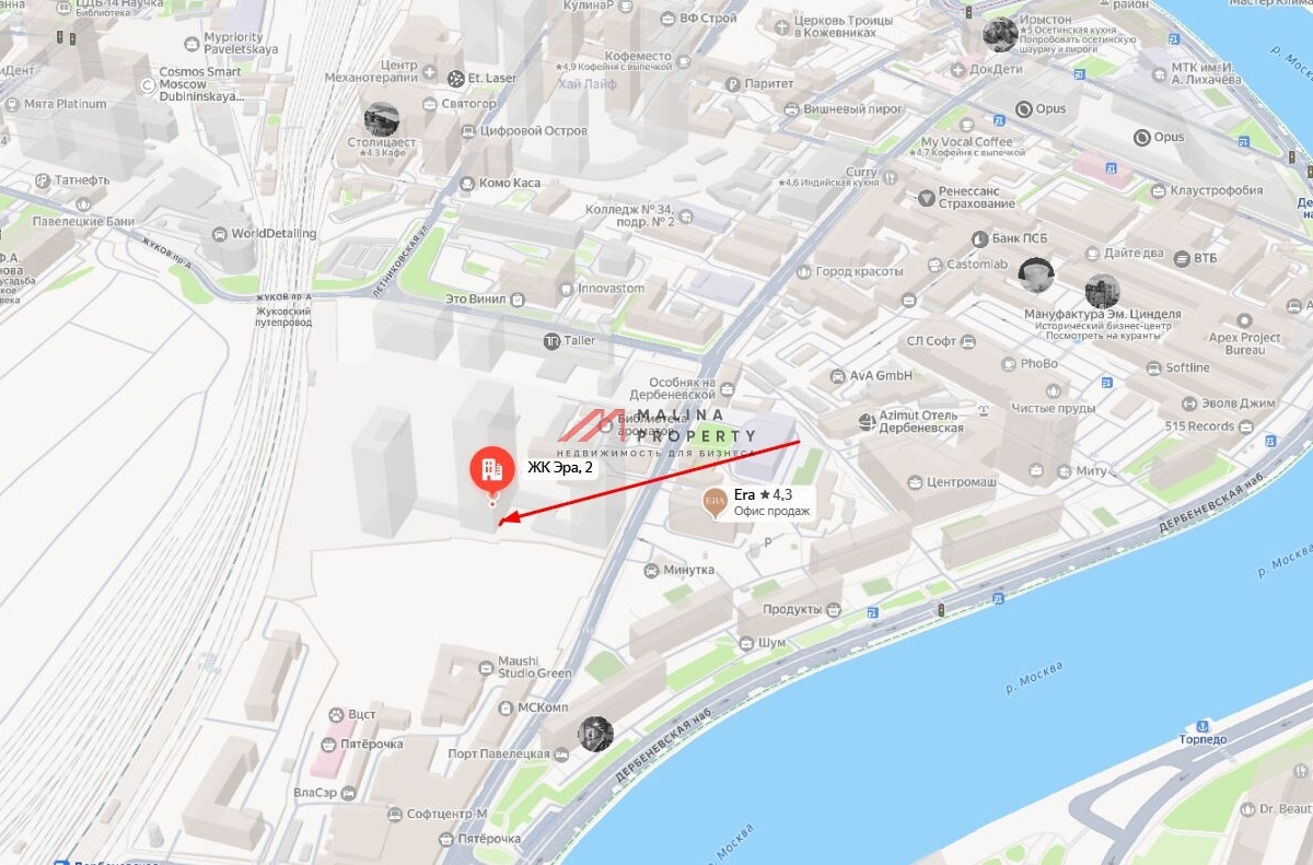 Продажа торгового помещения в ЖК премиум класса "Era" 