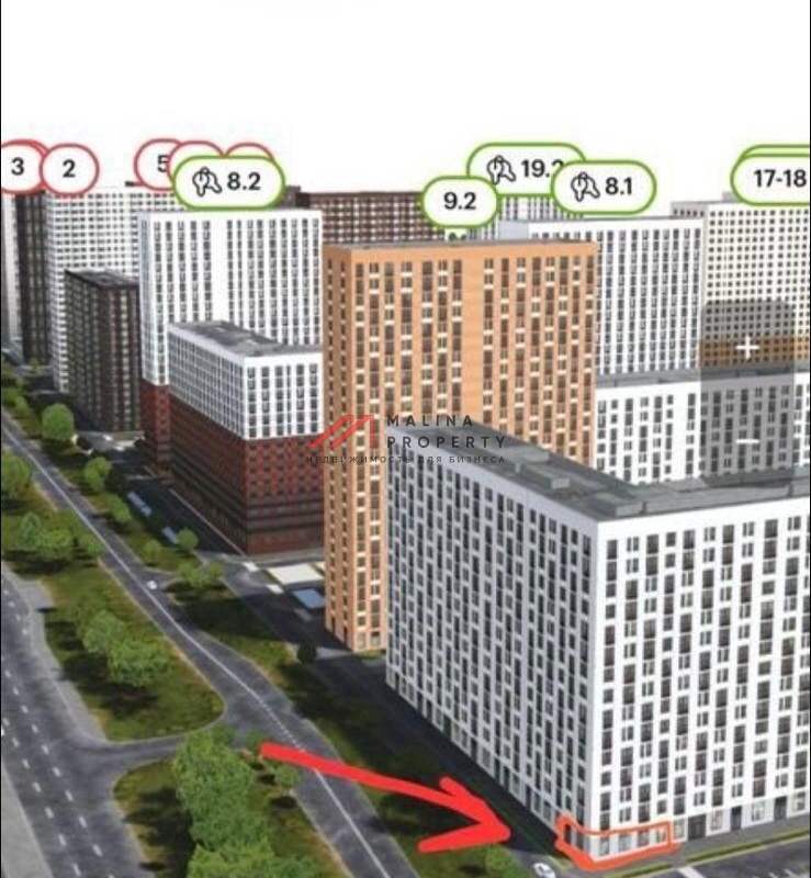 Аренда нежилого помещения в ЖК "Белая Дача Парк"