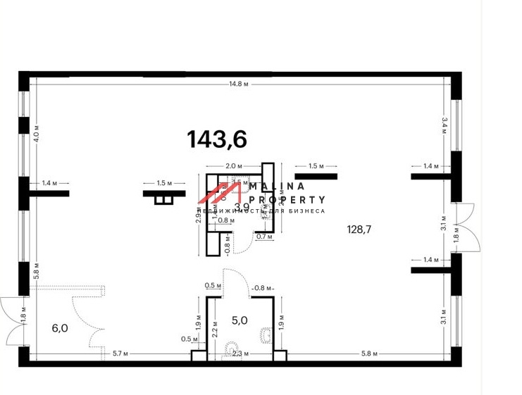 Аренда торгового помещения в ЖК "Ильинские луга"