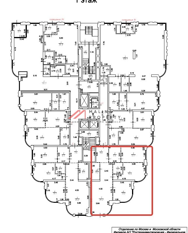 Помещение торгового помещения в ЖК "level Стрешнево"