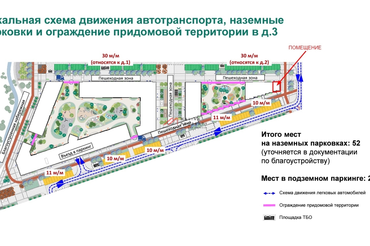 Аренда торгового помещения в ЖК "Родные кварталы"