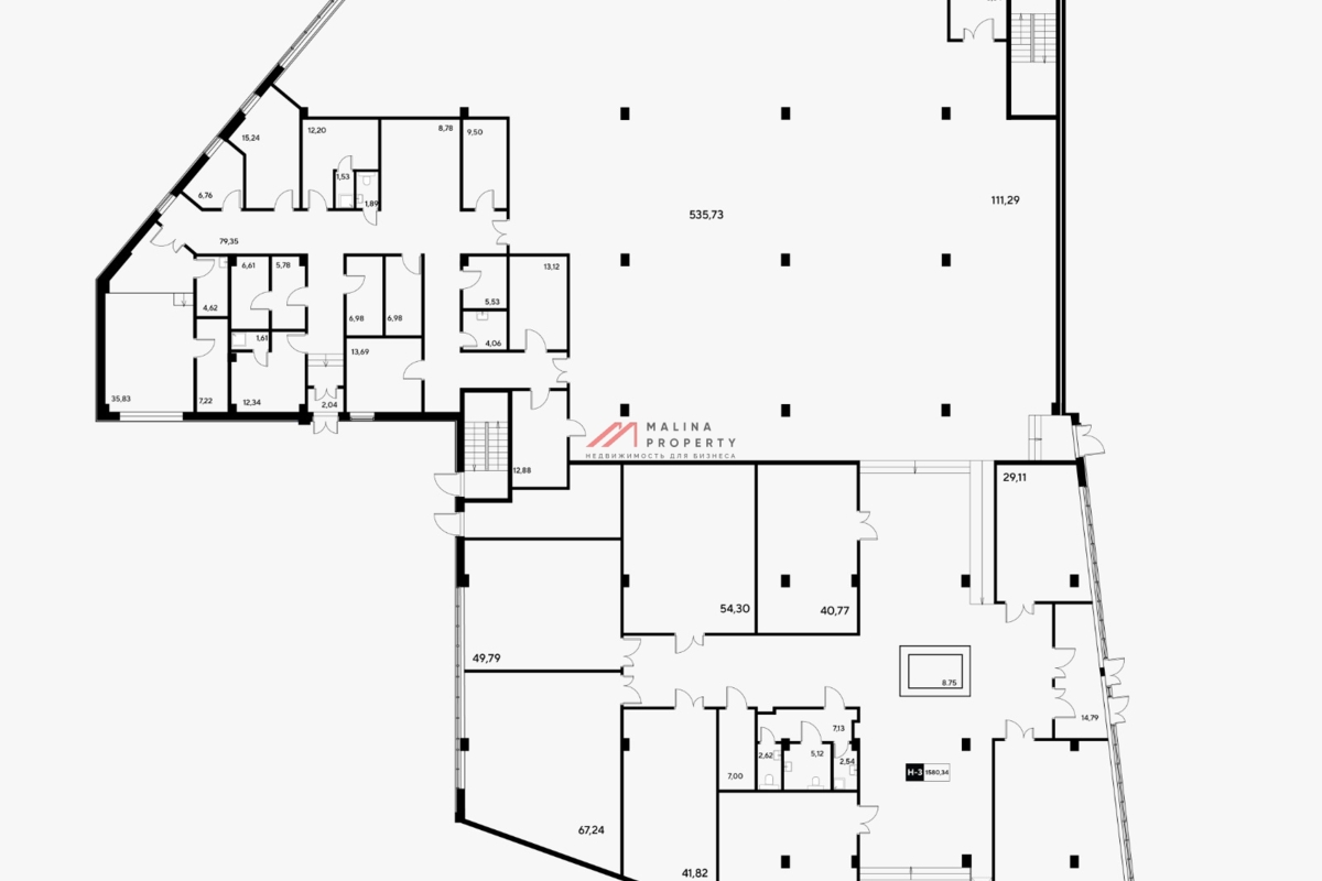 Продажа торгового помещения под супермаркет в ЖК EVO