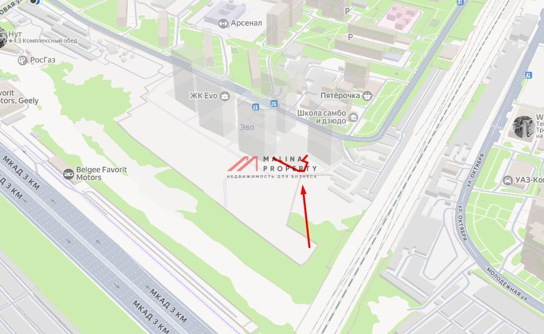 Продажа торгового помещения под супермаркет в ЖК EVO