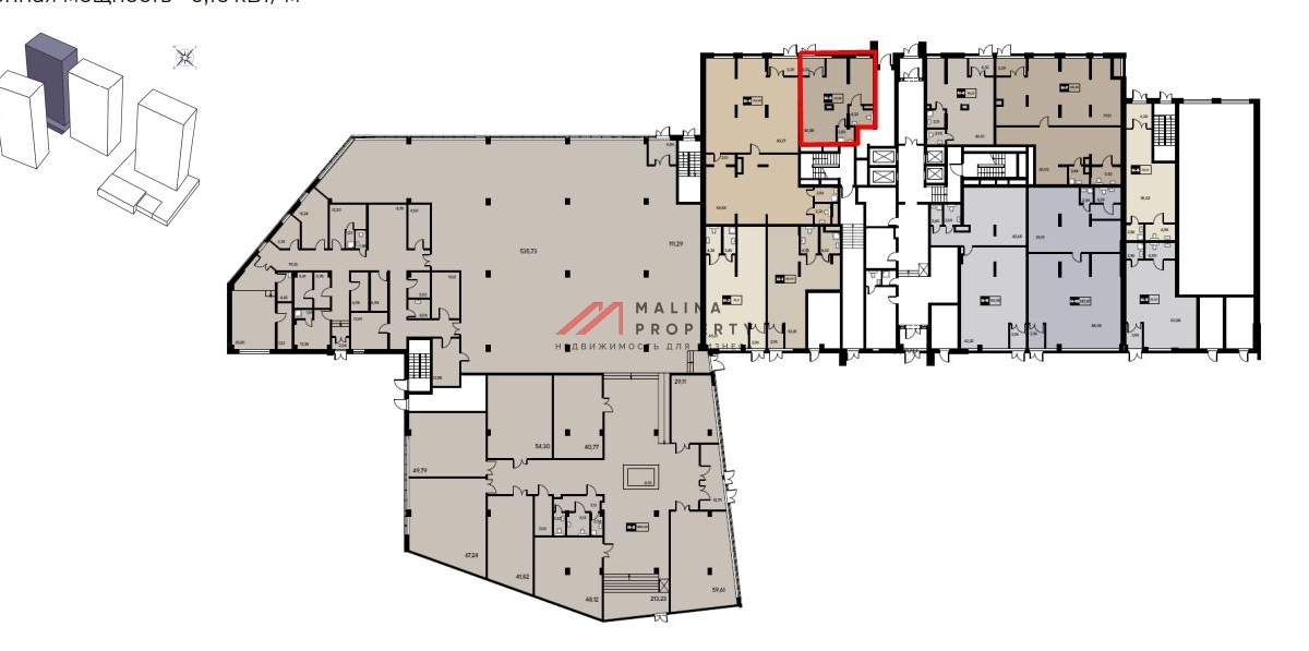 Продажа торгового помещения в жилом комплексе EVO