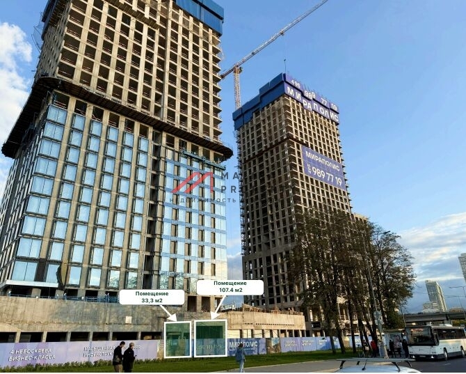 Продажа торгового помещения в ЖК Мираполис