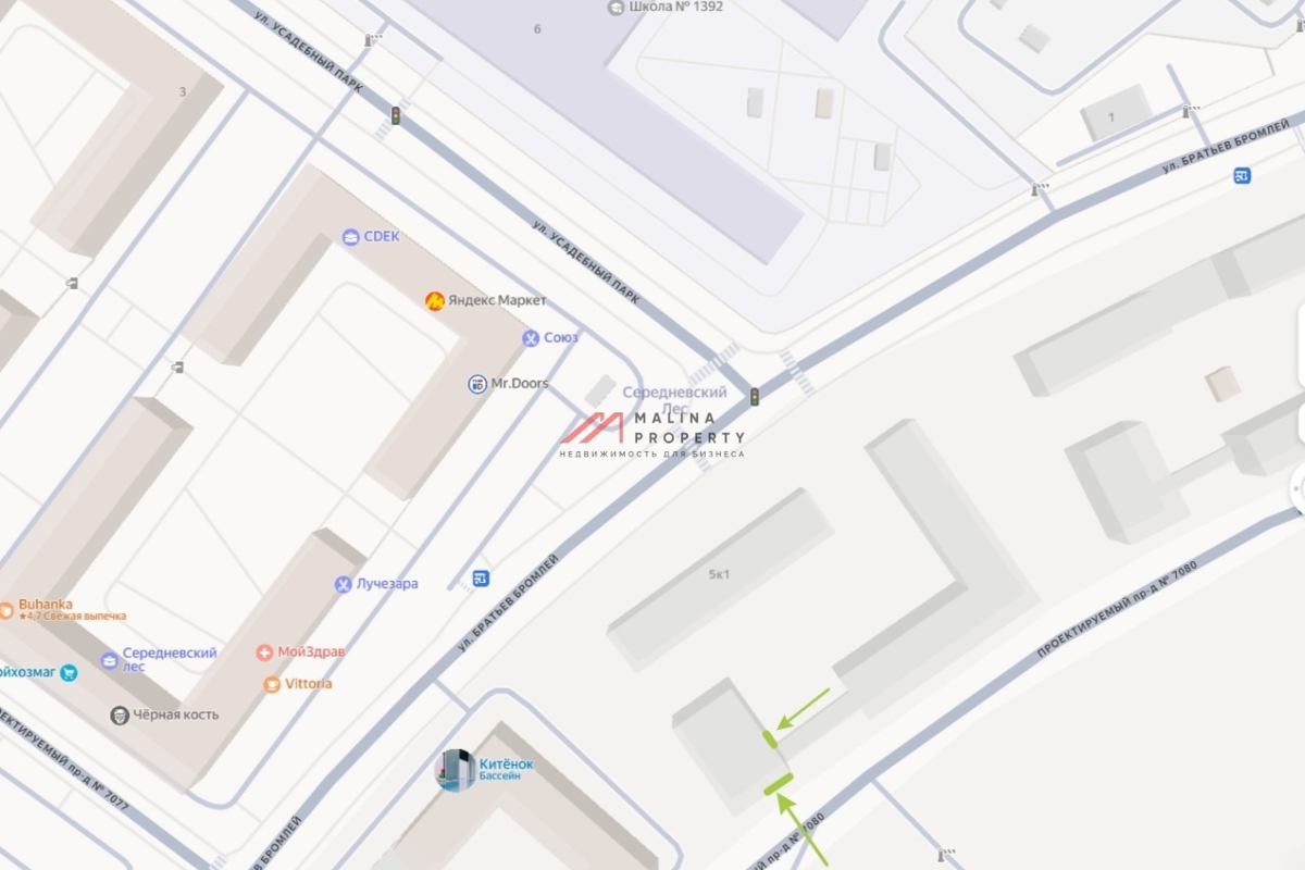 Аренда помещения в ЖК "Середневский Лес" 