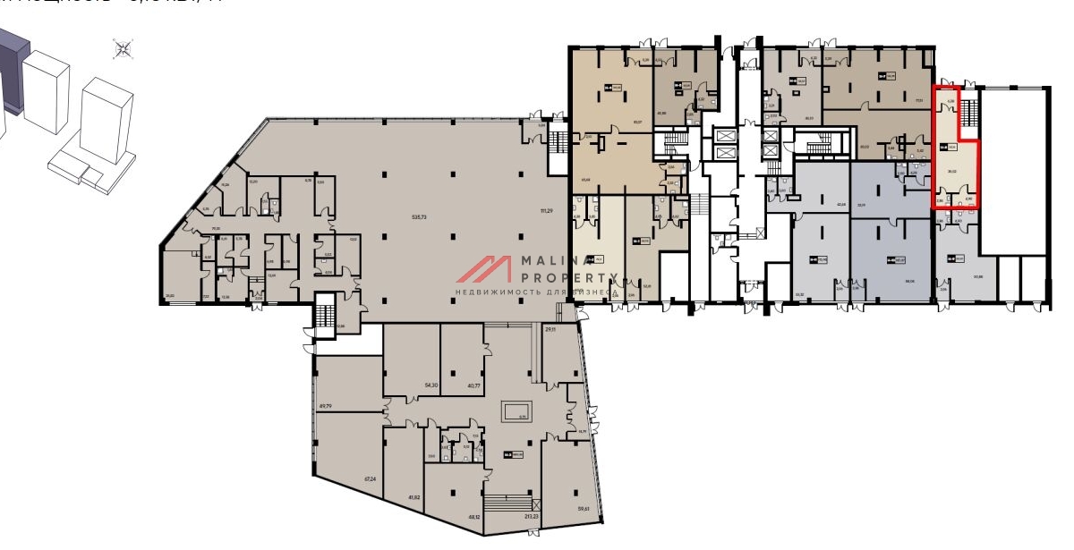 Продажа торгового помещения в жилом комплексе EVO