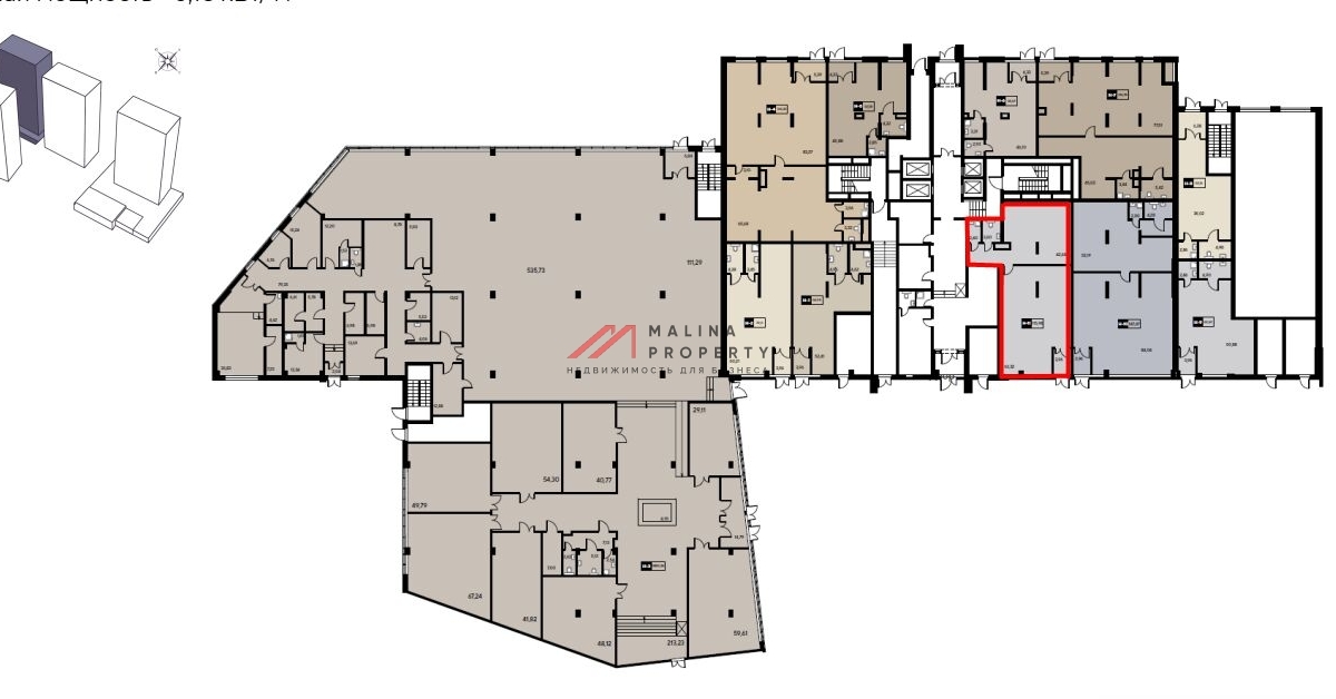 Продажа торгового помещения в жилом комплексе EVO