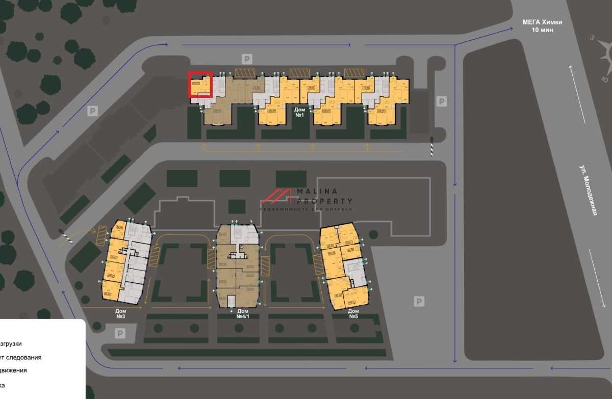 Продажа торгового помещения в ЖК "Планерный Квартал" 