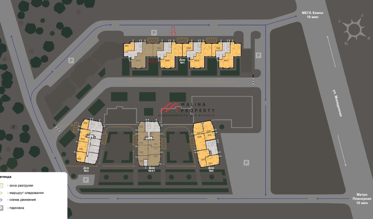 Продажа торгового помещения в ЖК "Планерный Квартал" 