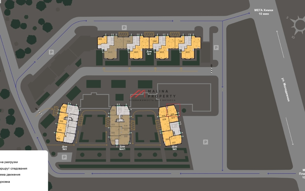 Продажа торгового помещения в ЖК "Планерный Квартал" 
