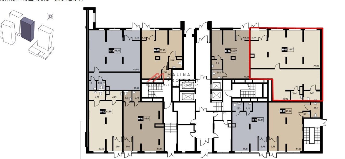 Продажа торгового помещения в жилом комплексе EVO