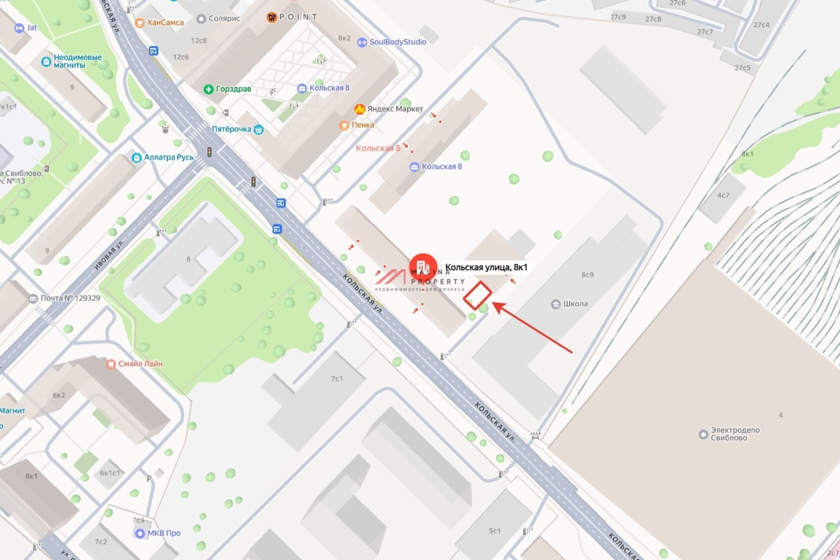 Аренда торгового помещения в ЖК "Кольская 8"