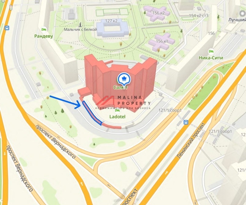 Продажа торгового помещения с супермаркетом Пятерочка 