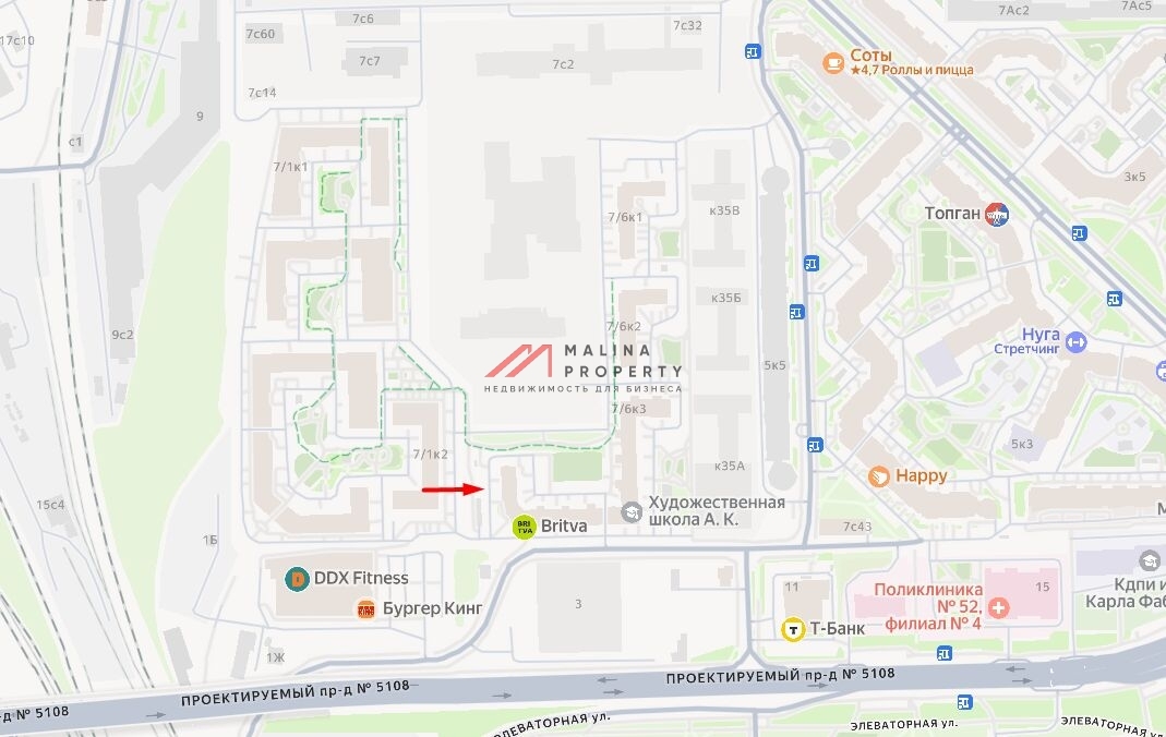 Продажа торгового помещения с арендатором Винлаб