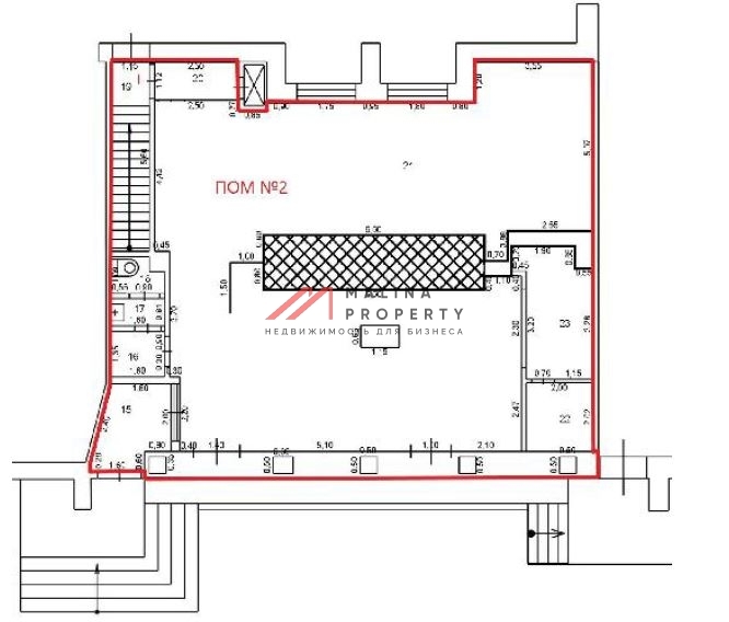 Продажа торгового помещения с арендатором Улыбка Радуги
