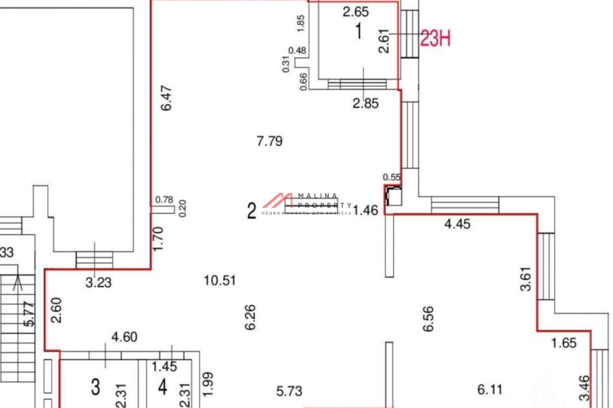 Аренда торгового помещения в новом доме на Яхромской