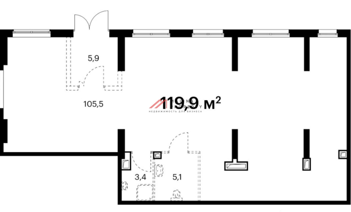 Аренда торгового помещения в ЖК "Одинцово -1 " 